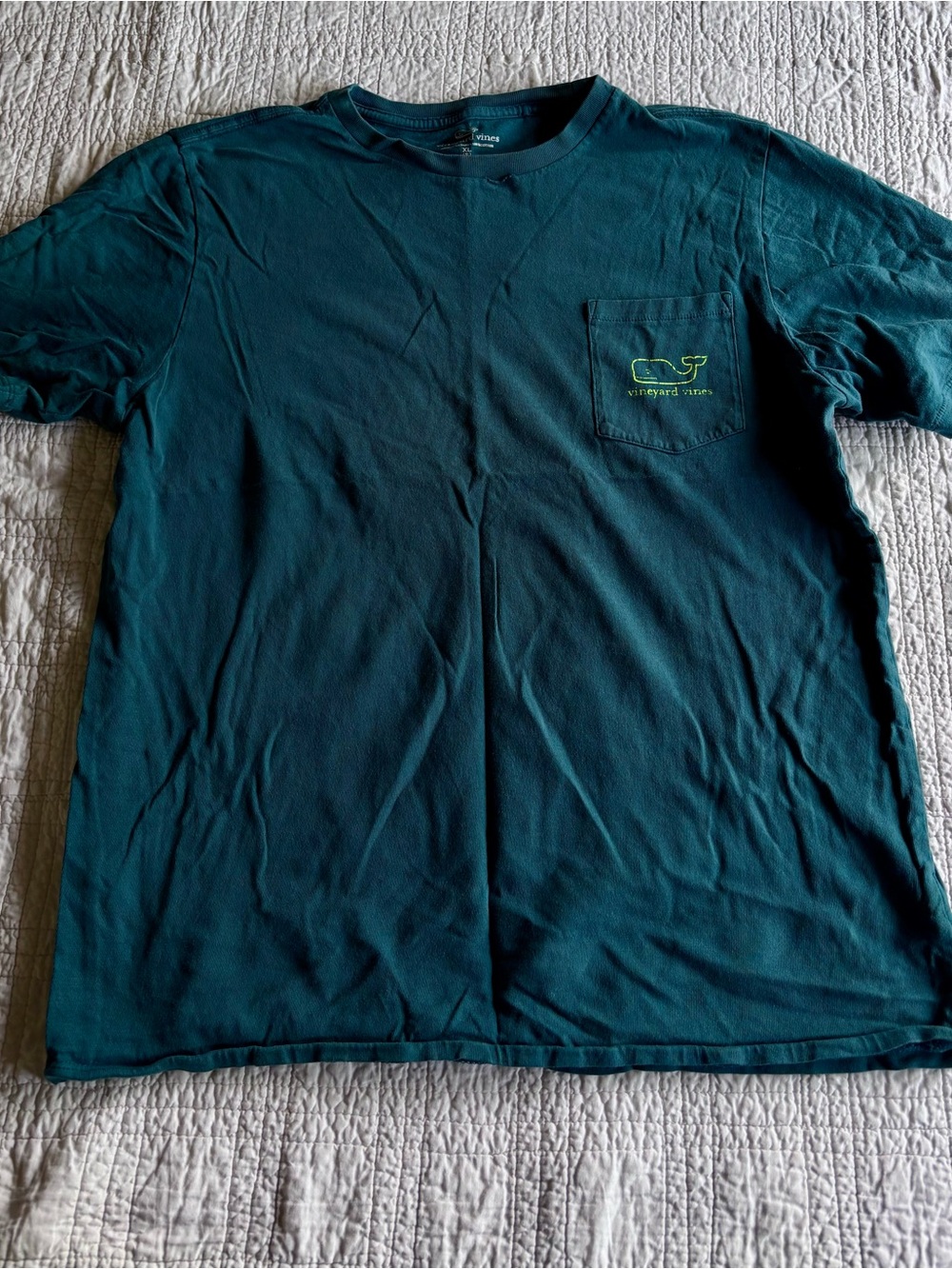 Vineyard Vines Boy’s Pocket T-Shirt in Teal